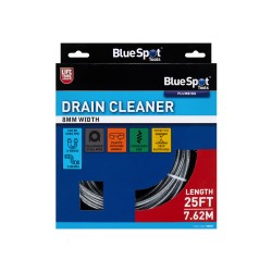 Blue Spot Tools Drain Cleaner 8mm x 25ft 30145 Bluespot