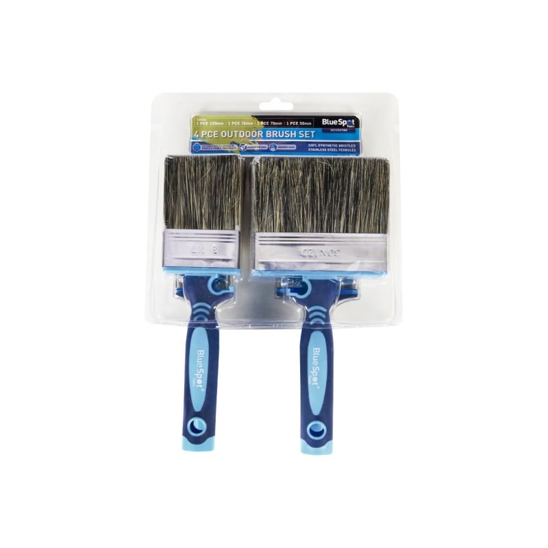 Blue Spot Tools Outdoor External Brush 4 Piece Set 36020 Bluespot