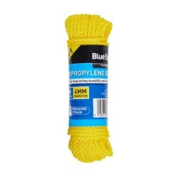 Blue Spot Tools 50FT Polypropylene Rope 4mm x 15 metres 80418 Bluespot
