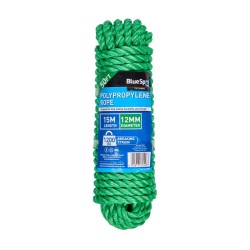 Blue Spot Tools 50FT Polypropylene Rope 12mm x 15 metres 80428 Bluespot
