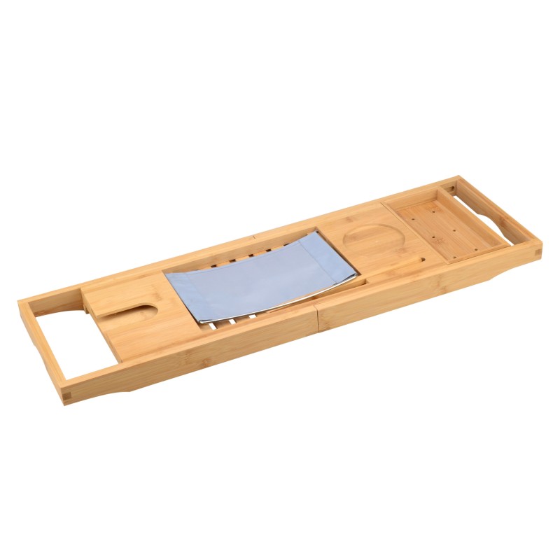 Alden Bamboo Extendable Bath Rack, 70cm to 102cm AL3000