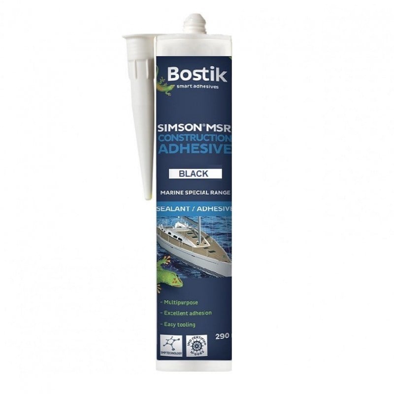 Bostik Simson MSR Marine Construction Adhesive Sealant Black Sealants