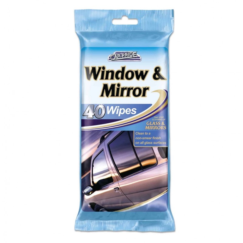 CarPride Window & Mirror Cleaning Wipes CP010A Sealants and Tools Direct