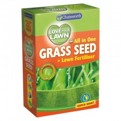 Chatsworth Love Your Lawn Grass Seed and Lawn Fertiliser 375g