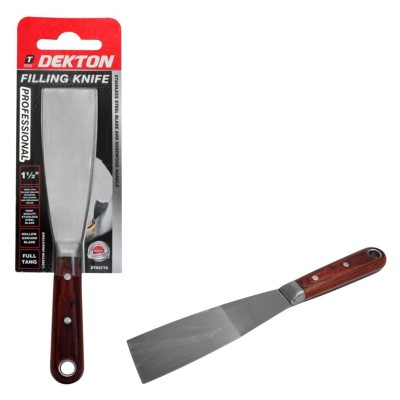 Dekton DT95770 Professional Filler Wood Handle Filling Knife 38mm