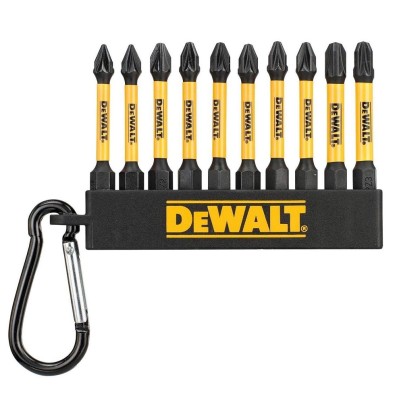 Dewalt 50mm Pozi Phillips Impact Screwdriver Bit Set PZ1 PZ2 PH2 DT7274