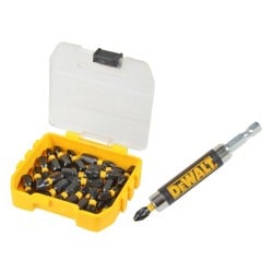 DEWALT Extreme Impact Torsion Bits PZ2 Yellow Magnetic Bit Holder DT70588T