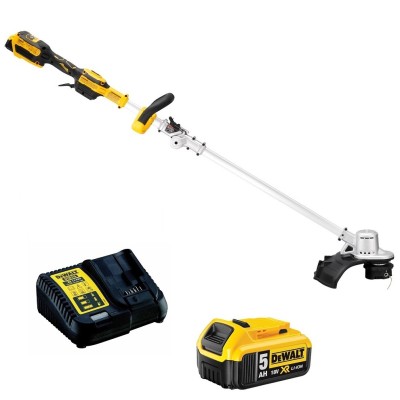 Dewalt Cordless Brushless Grass Folding Strimmer DCMST561P1 18v 5.0ah