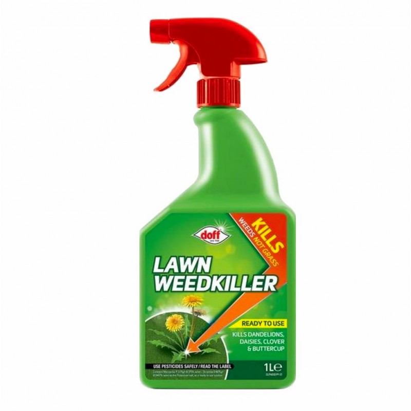 DOFF Lawn Weedkiller 1 Litre RTU Weed Killer Spray FLPA00DOF01