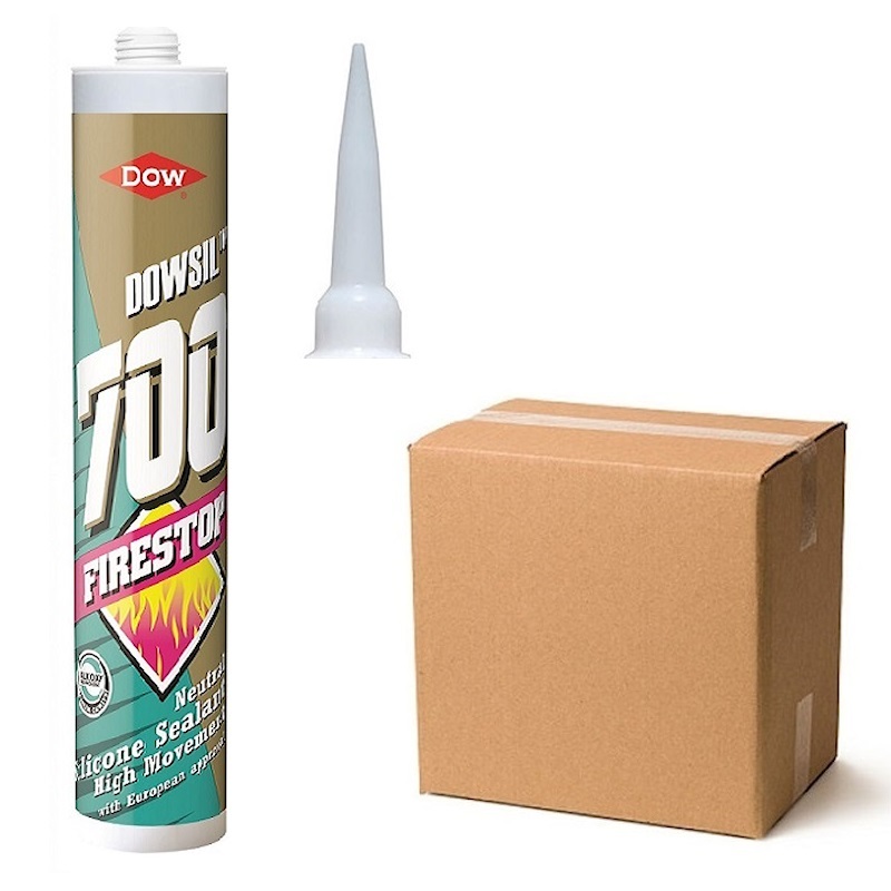 Dow Corning Dowsil Firestop 700 Silicone Sealant Black Grey White Box