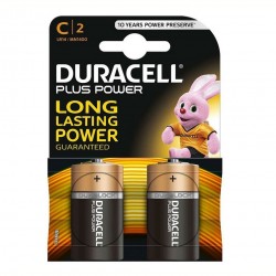 DURACELL Plus Power Size C Battery Twin Pack DURCK2P