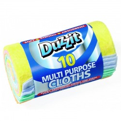 Duzzit Multi Purpose Cleaning Cloths 10pk DZT026