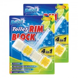 Duzzit Citrus Fragrance Toilet Rim Blocks DZT1094 Twin Pack