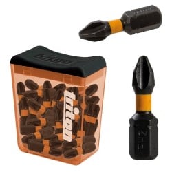 Triton PH2 Impact Driver Phillips Screwdriver 25mm Bits 25pk 652975