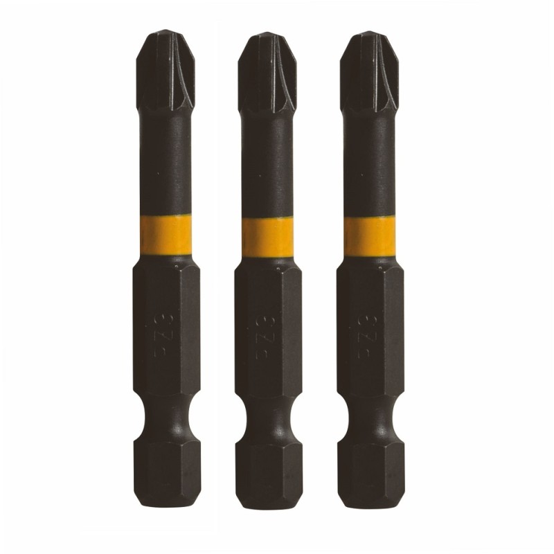 Triton PZ3 Impact Driver Pozi Screwdriver 50mm Bits 892852 Sealants and Tools Direct