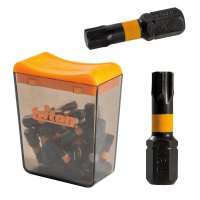 Triton TX30 Impact Driver Torx T30 Screwdriver 25mm Bits 25pk 357832