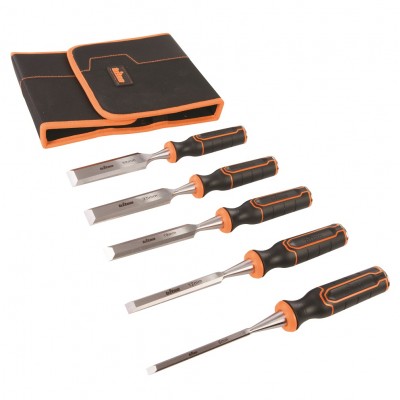 Triton Tools Wood Chisel 5 Piece Pouched Set 823149 TWCS5 