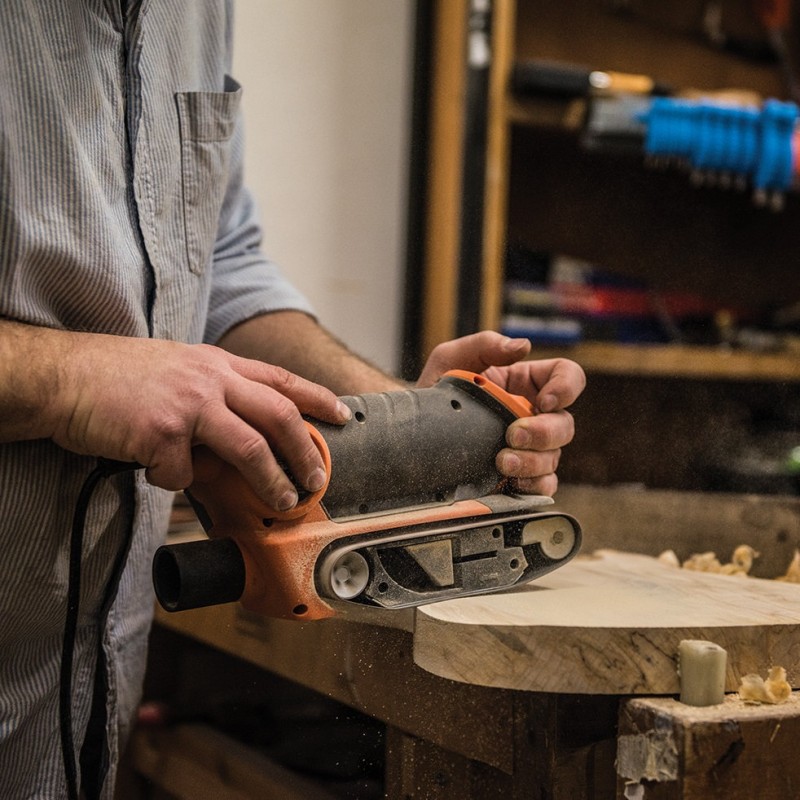 Triton Tools 64mm Palm Electric Belt Sander TCMBS 475114 Sealants and