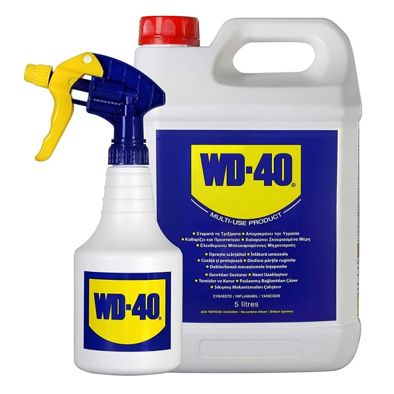 WD40 Maintenance Sprayable Lubricant Spray Liquid 5 Litre 44506
