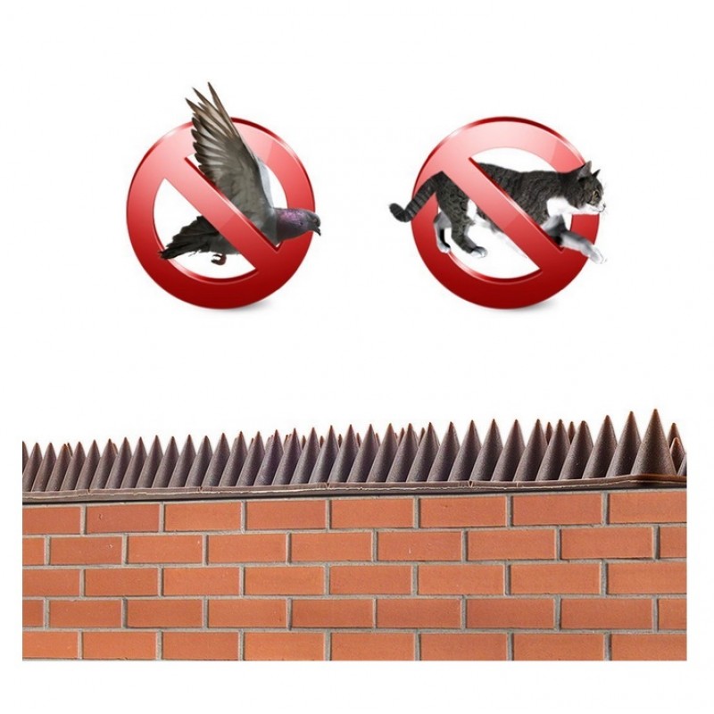 Amtech Pest & Security Intruder Prickle Spikes Fence Wall Deterrent