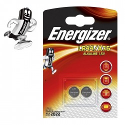 Energizer LR44 A76 Coin Alkaline Batteries Pack of 2