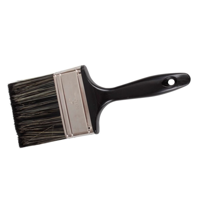 Prodec 4 inch 100mm Flat Shed & Fence Stain Paint Brush PBWD001