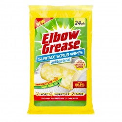 Elbow Grease Surface Scrub Wipes Antibacterial 24Pk EG30