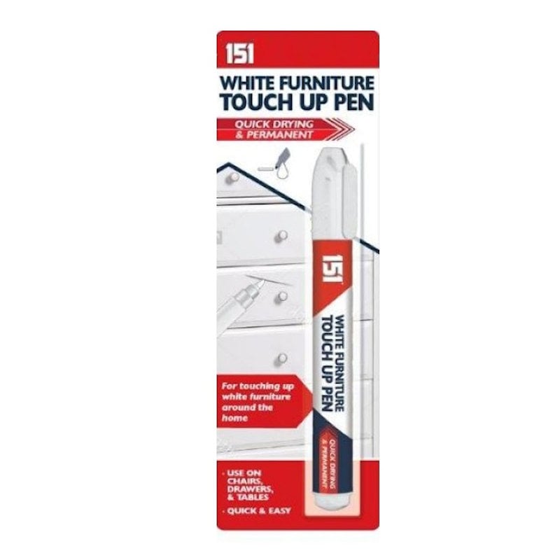 151 Furniture White Touch up Marker Pen 1511163 Sealants and Tools Direct