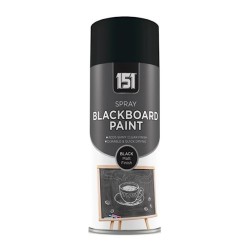 151 Spray Blackboard Matt Black Paint 250ml TAR034