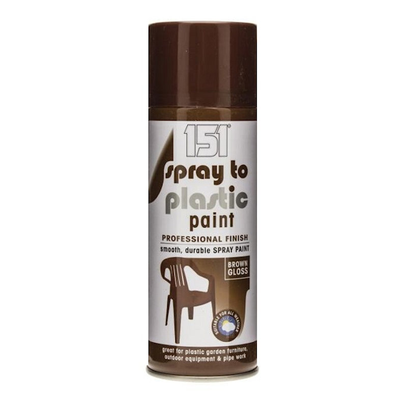 151 Plastic Surface Brown Gloss Spray Paint TAR053 Sealants and Tools