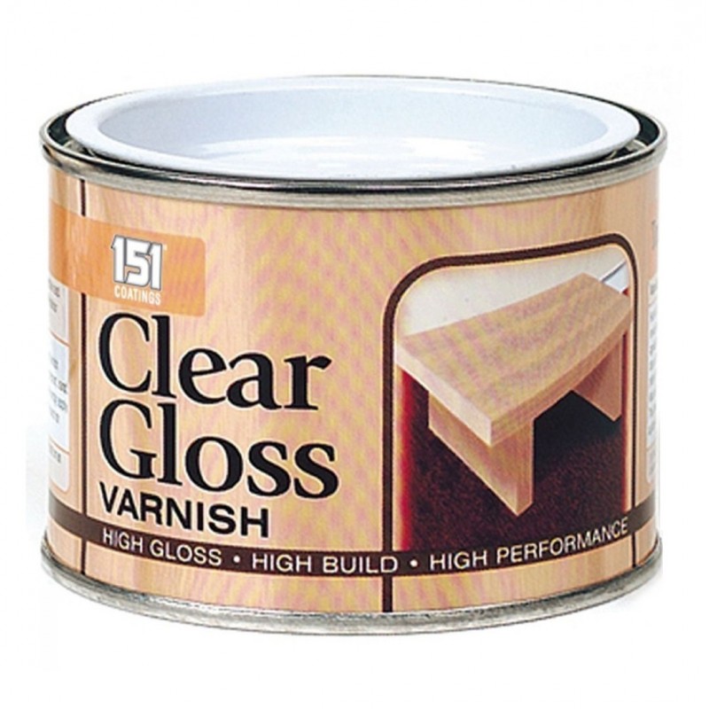 151 Clear Gloss Varnish 180ml Tin DY007A Sealants and Tools Direct