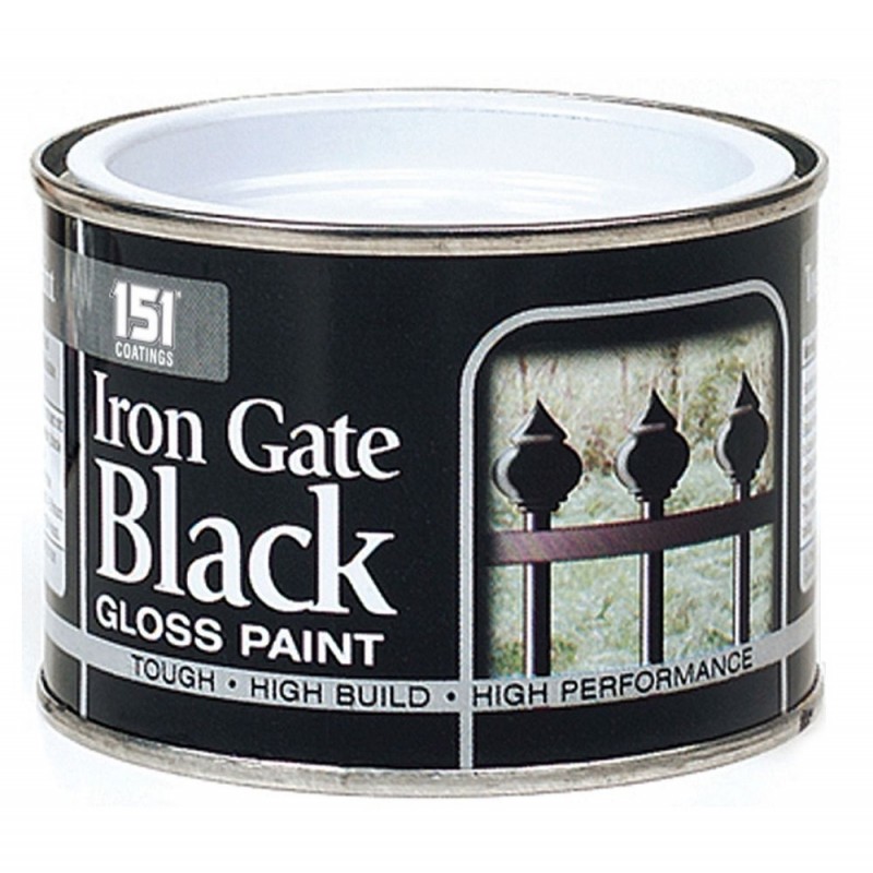 151 Iron Gate Black Gloss Paint 180ml DY014A Sealants and Tools Direct