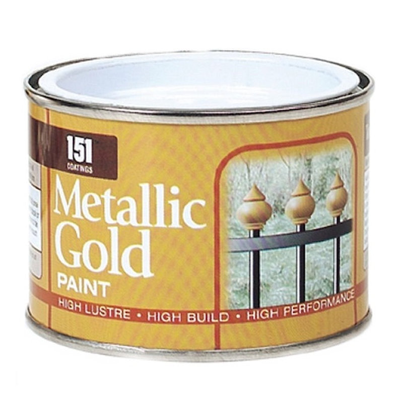 151 Metallic Gold Paint 180ml Tin DY018A Sealants and Tools Direct