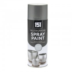 151 Multi Purpose Spray Paint Metallic Silver 400ml TAR039