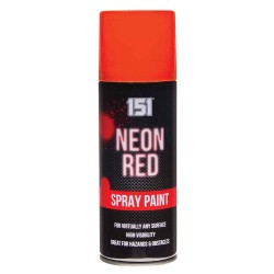 151 Neon Red Spray Paint 200ml TAR023