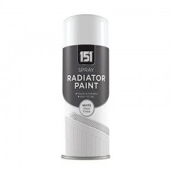 151 Radiator Enamel White Gloss Spray Paint 200ml TAR038