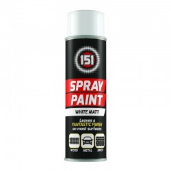 151 Spray Paint White Matt 250ml TAR001A 