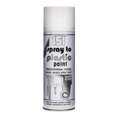 151 Plastic Surface White Gloss Spray Paint TAR051