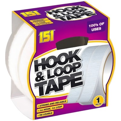 151 Adhesive Hook & Loop Velcro Fixing Mounting Tape TT1005