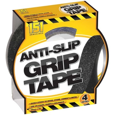 151 Anti-Slip Tape Internal External 25mm Black TT1029