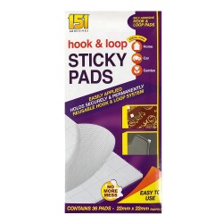 151 Hook & Loop Velcro Mounting Sticky Pads 1511029