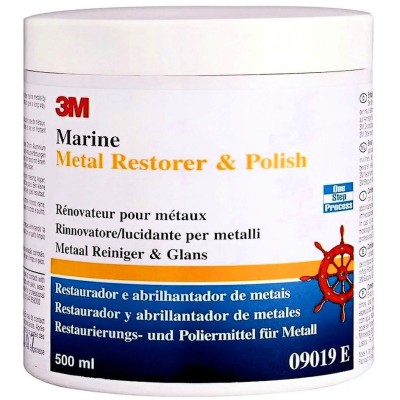 3M Marine Grade Metal Restorer and Polish 500ml 09019
