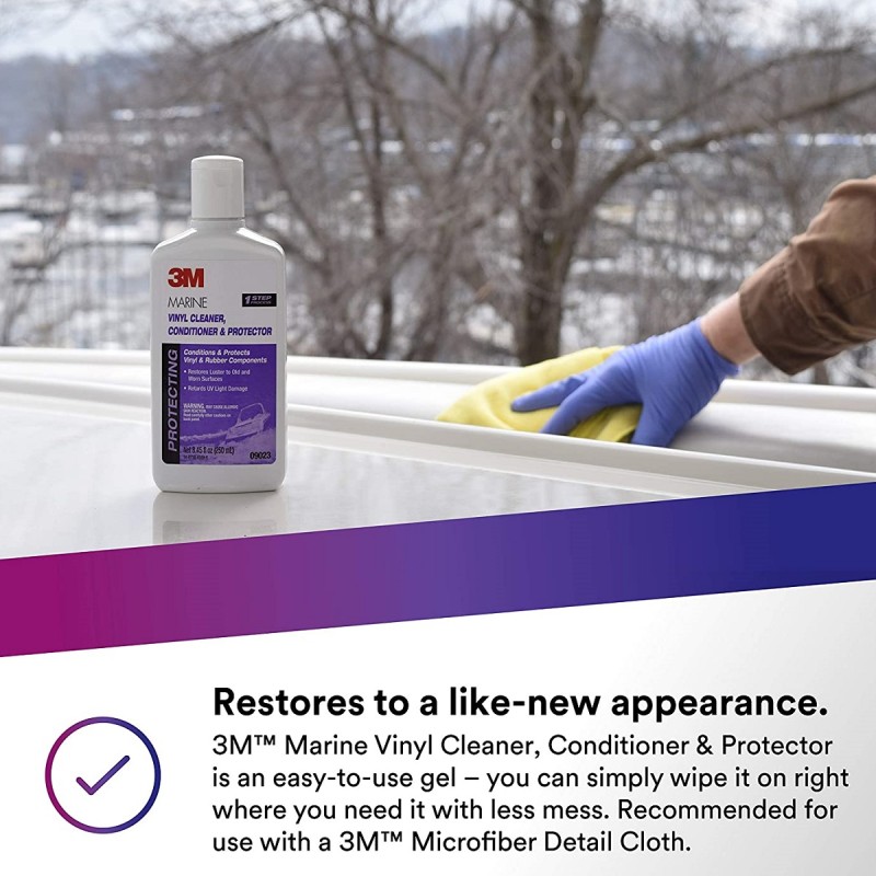 3M Marine Vinyl and Rubber Cleaner Conditioner Protector 09023