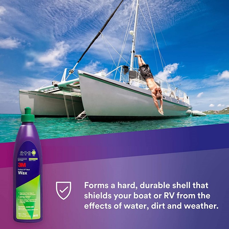 Marine 31 Gel Coat Carnauba Wax + Sealant, boat wax, marine sealant wax,  fiberglass boat wax