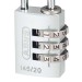 Abus 20mm Aluminium Combination Small Padlock 145/20 46574