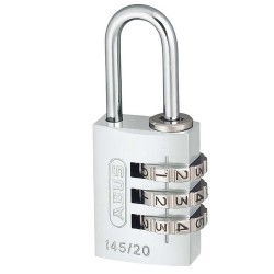 Abus 20mm Aluminium Combination Small Padlock 145/20 46574