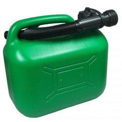 ALM 5 litre Plastic Fuel Unleaded Petrol Can Green FC005