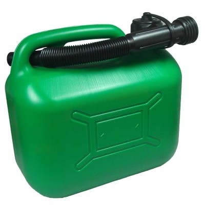 ALM 5 litre Plastic Fuel Unleaded Petrol Can Green FC005