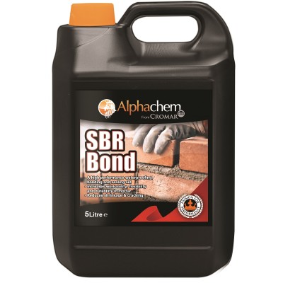 Alpha Chem Cromar SBR Bond Waterproof Bonding Agent 5 Litre X3SBR5