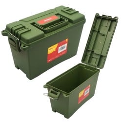 Amtech Lockable Toolbox Hinged Storage Container Tool Ammo Box N0155